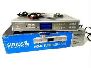 Rare Sirius Satellite Sr - H550 Radio Subscription 150,  Channels W/remote