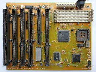 Dat305 386 Motherboard,  Amd Am386sx - 40 Rare