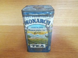 Vintage Antique Monarch Tea Reid Murdoch & Co,  Tin