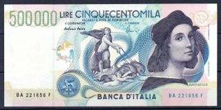 Italy 500000 Lire P 118 1997 Unc Rare