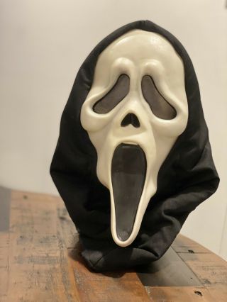 Scream Mask Fearsome Faces Fun World Gen 1/2 Ghost Face Rare Deluxe Hood 5