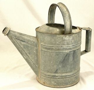Antique Galvanized Watering Can - 8 Qt