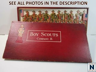 Noblespirit (el) Rare Antique Milton Bradley Boy Scouts Game