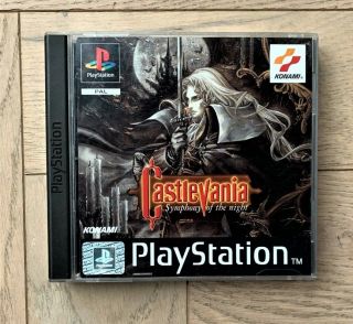 Castlevania Symphony Of The Night Ps1 Rare Complete Pal