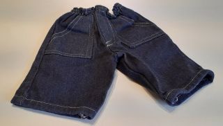 Vintage 1983 Cabbage Patch Kids Denim Blue Jeans Pants Fits 16 " Doll Pants Only
