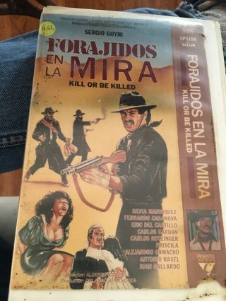 Forajidos En La Mira Vhs Sergio Goyri Rare Condor Mexican