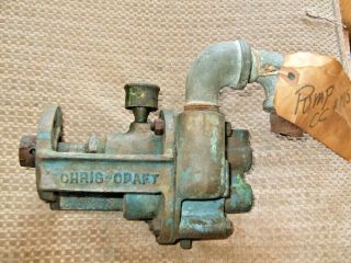 Chris Craft Gear Raw Water Pump,  Model M,  Very Rare Antique