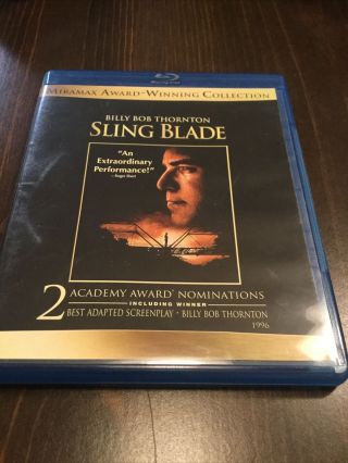 Sling Blade Blu - Ray Billy Bob Thornton Rare Out Of Print