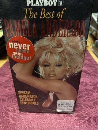Playboy The Best Of Pamela Anderson Vhs 1995 Baywatch Centerfold Rare