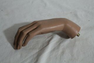 Vintage Mannequin Female Left Hand With Bent Fingers