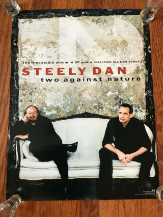 Steely Dan Two Against Nature Promotional Promo Poster Rare