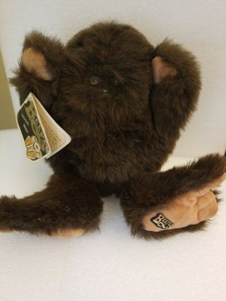 Vintage Brown Beeple Big Foot Plush Doll Carousel Toys With Tags