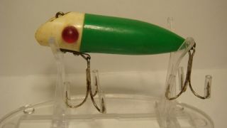 Vintage Fishing Lure - Hofschneider Red Eye Wiggler Plastic Plug