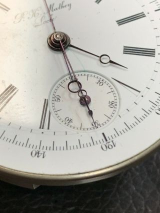 Rare P.  H.  Mathey Minute Repeating Pocket Watch Movement 3