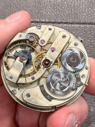 Rare P.  H.  Mathey Minute Repeating Pocket Watch Movement 6
