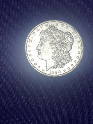 1890 - Cc Morgan Silver Dollar $1 - Xf / Au Rare Carson City Coin