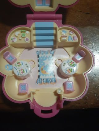 Vintage Bluebird Polly Pocket 1990 Mr.  Fry ' s Restaurant Compact ONLY 3