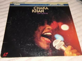 Chaka Khan Live In Concert At The Roxy Japanese Import Laserdisc Extremely Rare