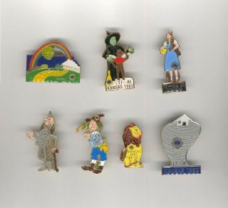 Lions Club Pins - Kansas 1983 Wizard Of Oz Set Complete Rare Hard To Find