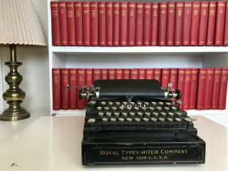 Rare Royal Standard No.  1 Typewriter 1910 Flatbed In