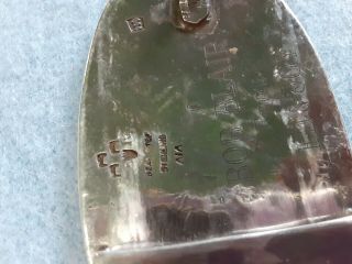 Rare Vintage Sterling Silver Belt Buckle by BEAR - STEP Jockey on Horse 3