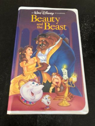 Very Rare And Pristine Beauty And The Beast,  Black Diamond (vhs,  1992)