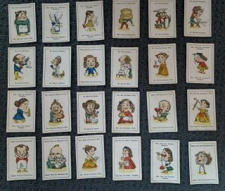 Antique Caricature Happy Families Playing Cards John Jaques & Son ca 1860 - 1900 2