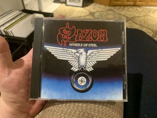 Saxon - Wheels Of Steel Cd/cdp 7921162/uk Import/rare/very Good,