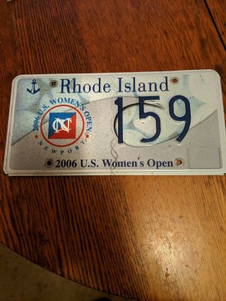 License Plate Ri 2006 U.  S.  Women 
