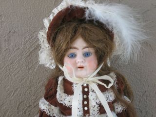Antique German Armand Marseille Alma 3/0 Bisque Head Doll L3