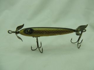 Heddon Dowagiac Minnow Old Fishing Lure 3 1/2 " Vintage Bait