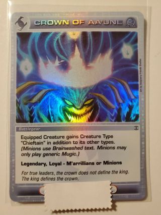 Chaotic Card Ccg Tcg Ultra Rare Crown Of Aa 