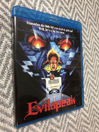 Evilspeak Blu - Ray 2014 Scream Factory Code Red Uncut Gore Unrated Rare Oop 1981