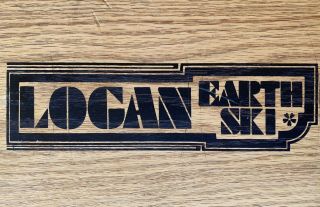 Logan Earth Ski Longboard Vintage 1970’s Skateboard Nos Undrilled Rare Unriden