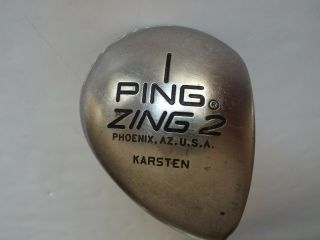 Karsten Golf Ping Zing 2 Black Dot 1 Driver Rh Graphite Karsten Aldila Rare 301