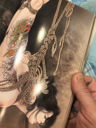 Japanese Kinbaku Shibari Tattoo Art Book Ozuma Kaname Irezumi RARE 2