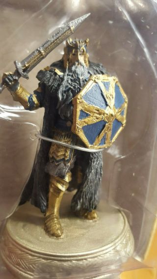 Eaglemoss Hobbit Thror In Gold Armor (rare) As It 
