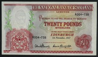 The National Bank Of Scotland £20.  This Note Is Becoming Rare In This.