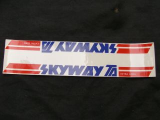 Skyway Ta Decals Bmx Racing Rare Stickers Nos T A Bicycle