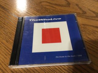 The Who 2 Cd Blues To The Bush Live 1999 Rare Music Maker Silver Pressed