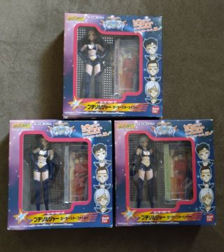Sailor Moon Star Fighter,  Maker,  Healer,  Petit Soldier Figures Bandai 1996 Rare