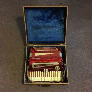 Vintage Marco Doro 41 Treble Key 120 Bass Piano Accordion W/ Hard Case - Rare
