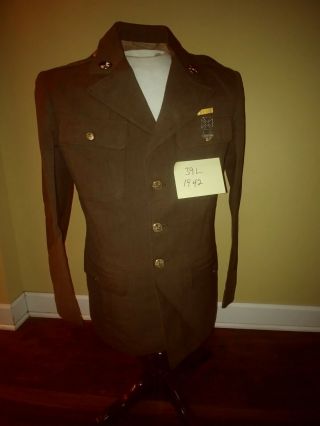 Wwii U.  S.  Army Enlisted Uniform 39r 1942 Indiana National Guard Uniform Rare