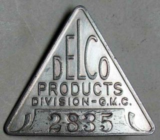 Rare Early General Motors Delco Employee 