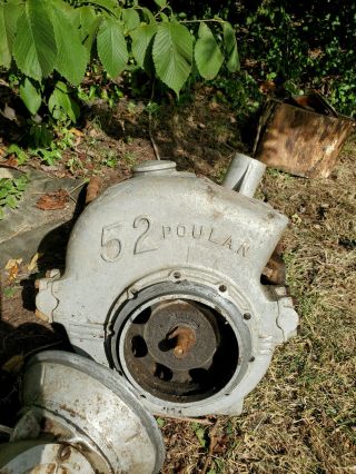 Vintage Poulan 52 Two Man Collector Chainsaw 2 Man Powerhead Rare