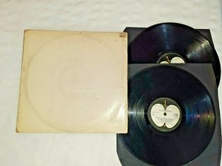 The Beatles White Album Vinyl Lp Apple Records Early Pressing Uk Import Rare