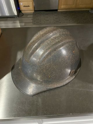 Rare Gray Bullard 502 Fiberglass Hard Hat 1 Not Painted