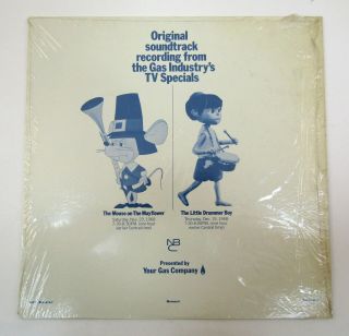 Gas Industry Nbc Tv Rare Lp Mouse On The Mayflower/ Little Drummer Boy Christmas