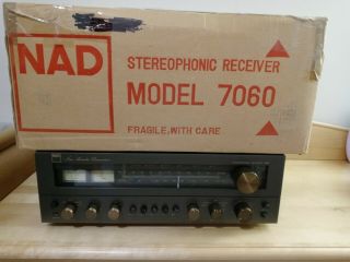 Vintage Nad 7060 Stereo Receiver Great Rare