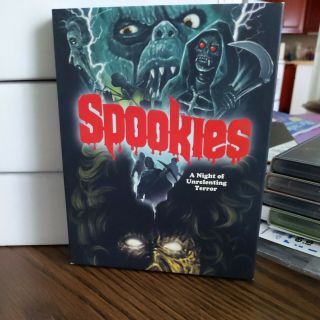 Spookies (1985) Vinegar Syndrome Blu Ray W/ Rare Slipcover - Two Disc Set